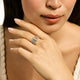 Sterling Silver and Yellow Gold 9MM Icon Link Bar Ring