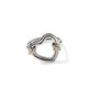 Bamboo Heart Diamond Ring