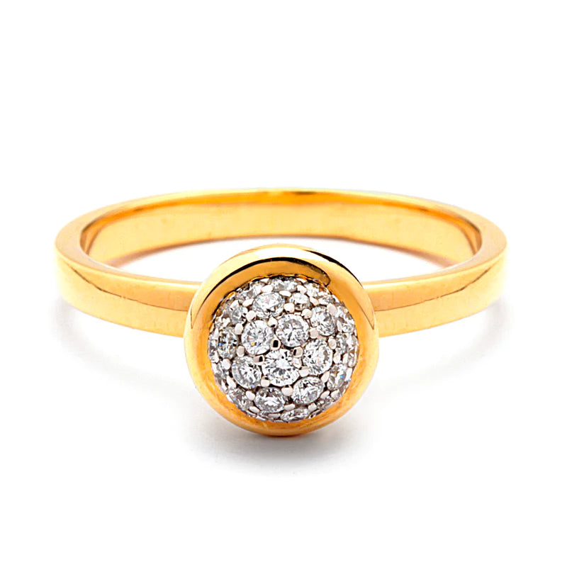 Candy Small Diamond Stacking Baubles Ring
