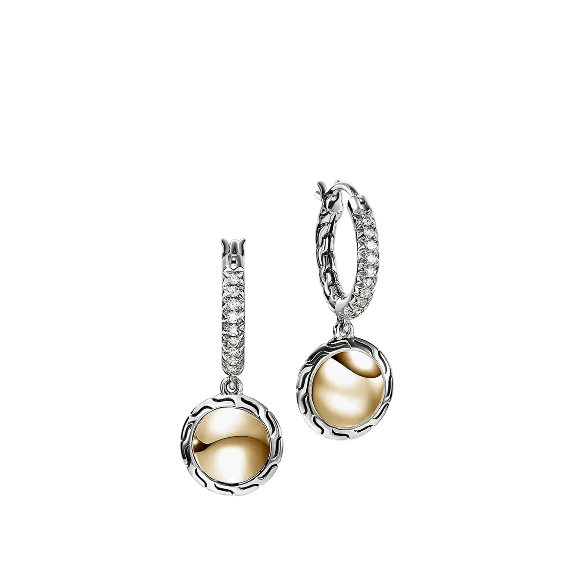 Essentials Diamond Pavé Drop Earrings