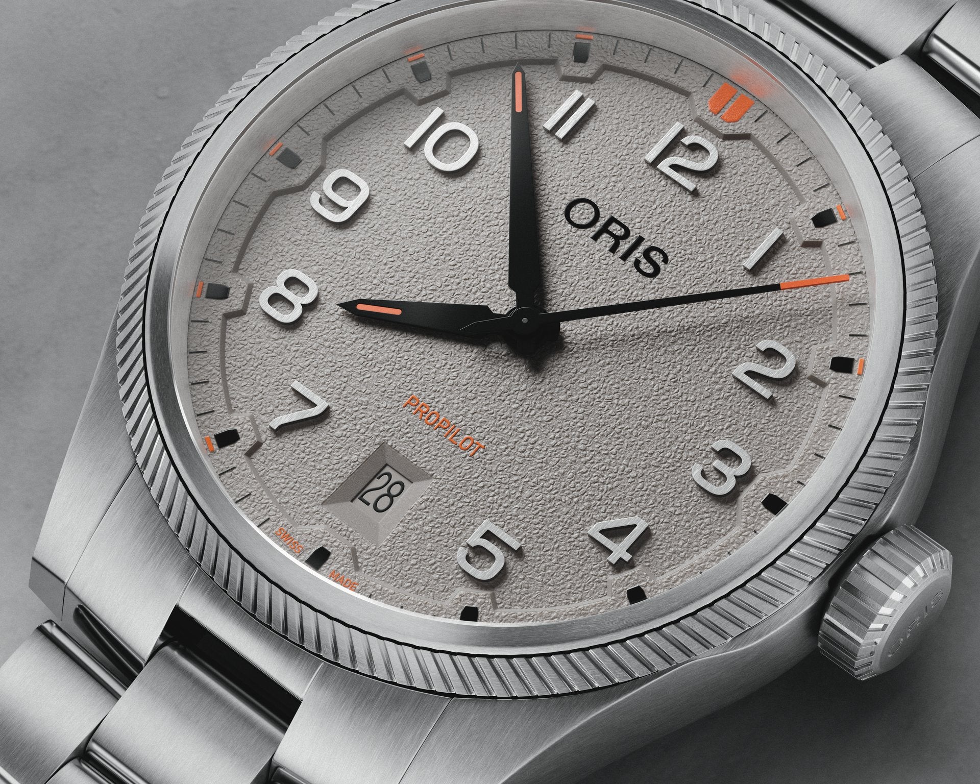 ProPilot Date Watch – Grey Chalk Dial, 41mm