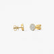 Tessa Diamond Circle Stud Earrings