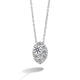 Tessa Navette Necklace, 0.25 ctw
