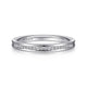 Channel Set Diamond Wedding Band