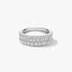 White Gold Grace Triple Row Diamond Ring
