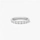 White Gold Signature 9 Stone Diamond Wedding Band