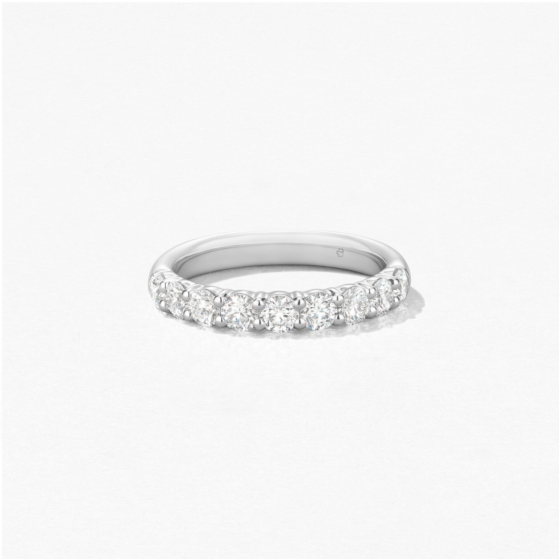 White Gold Signature 9 Stone Diamond Band