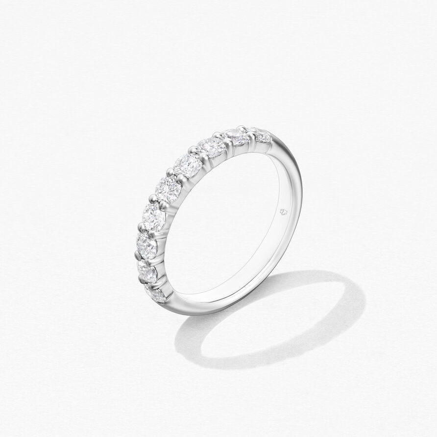 White Gold Signature 9 Stone Diamond Band