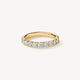 Yellow Gold Signature 11 Stone Diamond Band