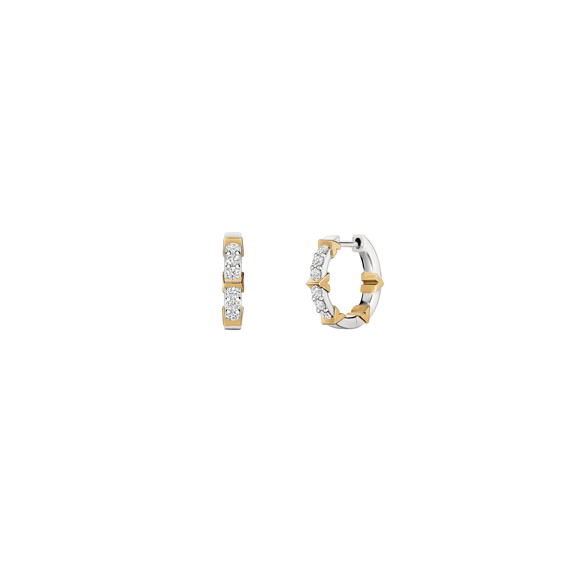 Copley Pavé Diamond Hoop Earrings