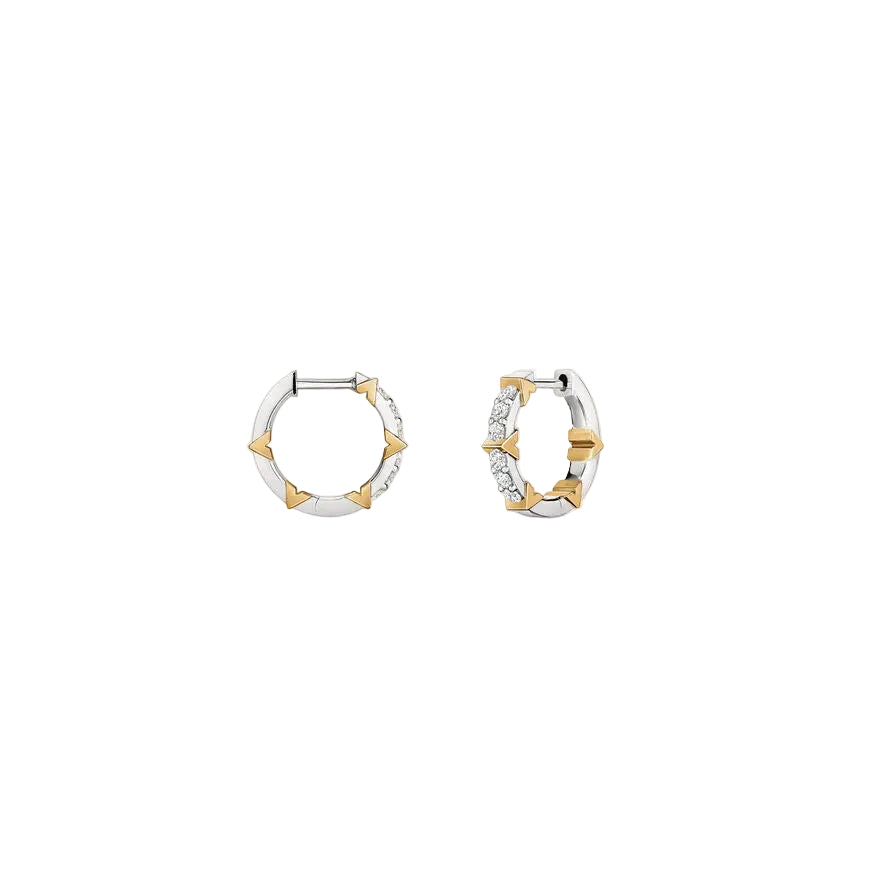 Copley Pavé Diamond Hoop Earrings