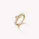 Yellow Gold Diamond Dream Bypass Ring