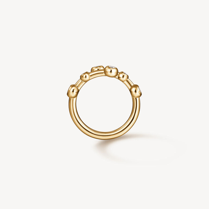 Yellow Gold Diamond Dream Bypass Ring