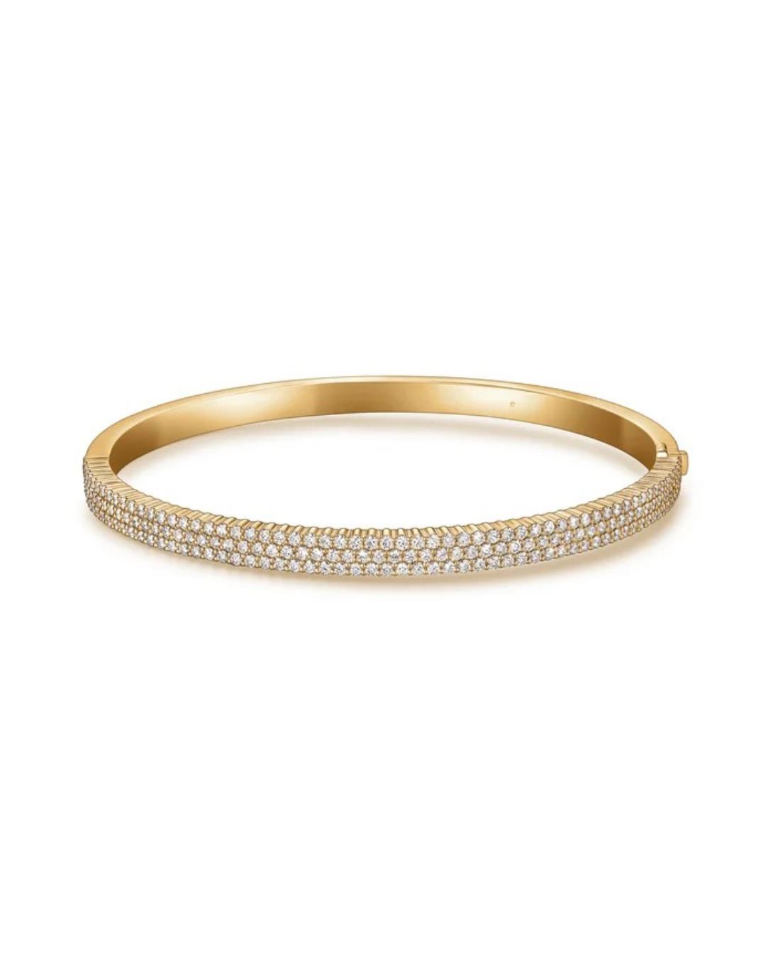 Classic Three-Row Bangle Bracelet