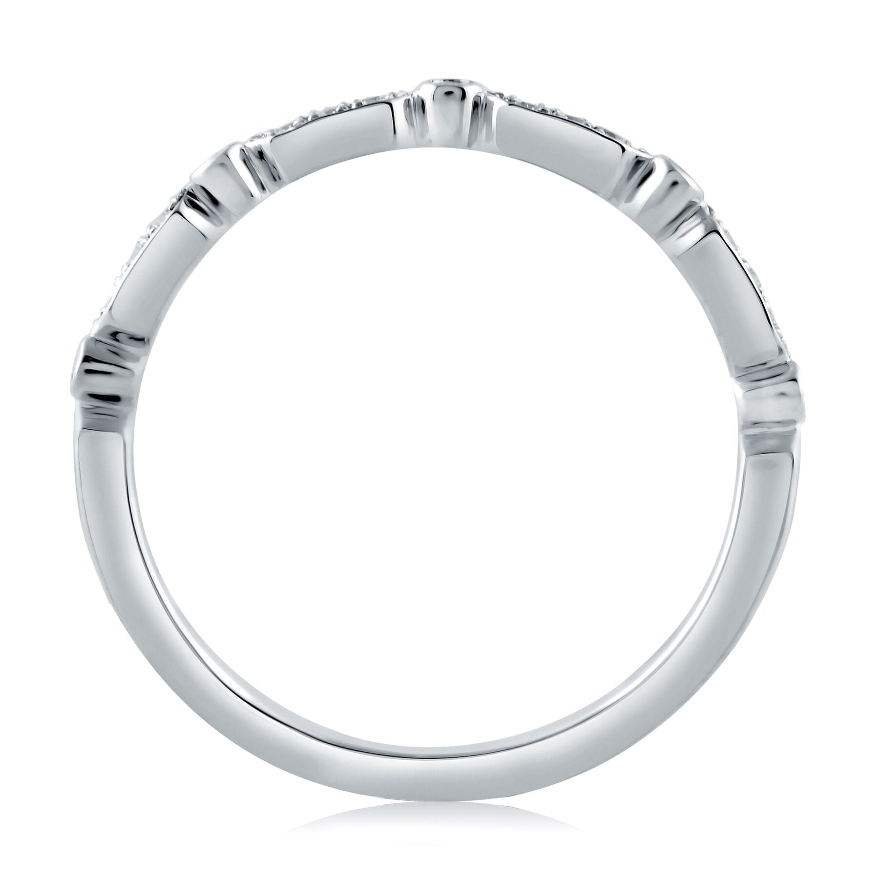 Diamond Wedding Bands  -  Women'