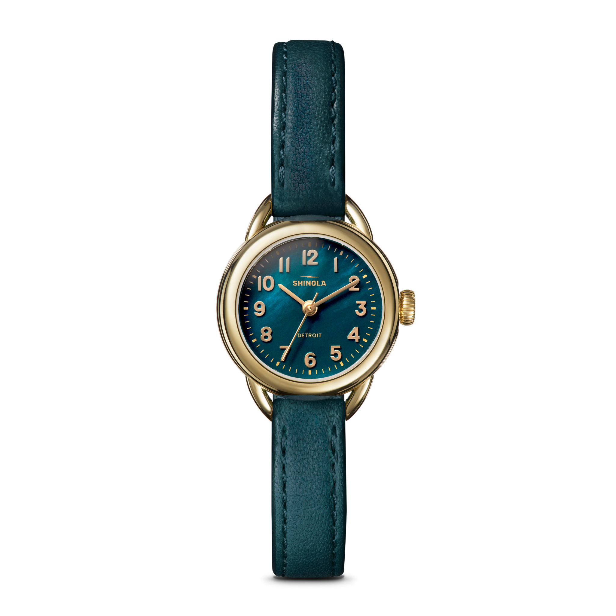 Runabout 25mm Watch, Emerald Mother-of-Pearl Dial - main
