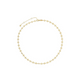 Yellow Gold Diamond and Flower Principessa Necklace
