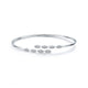 Hearts On Fire Aerial Marquise Flexible Bangle in white gold