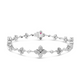 Love In Verona Pave Diamond Alternating Flower Bracelet