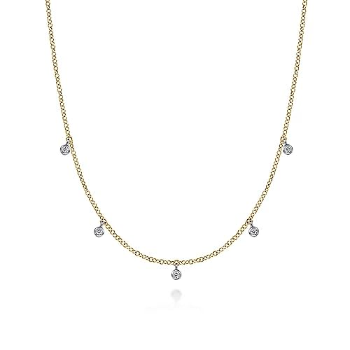 Diamond Droplet Necklace