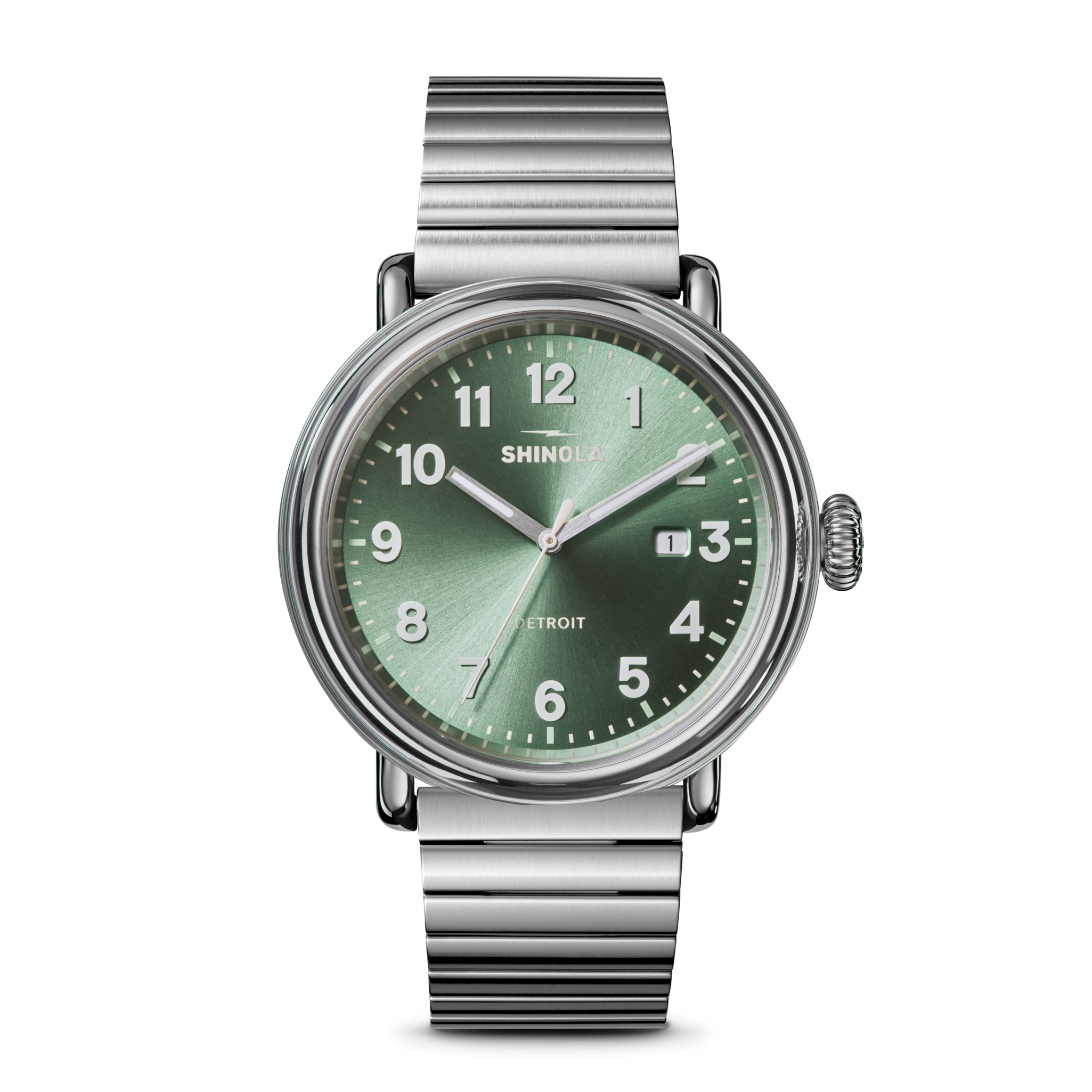 Detrola 3HD 41mm Watch, Cypress Green Dial - main