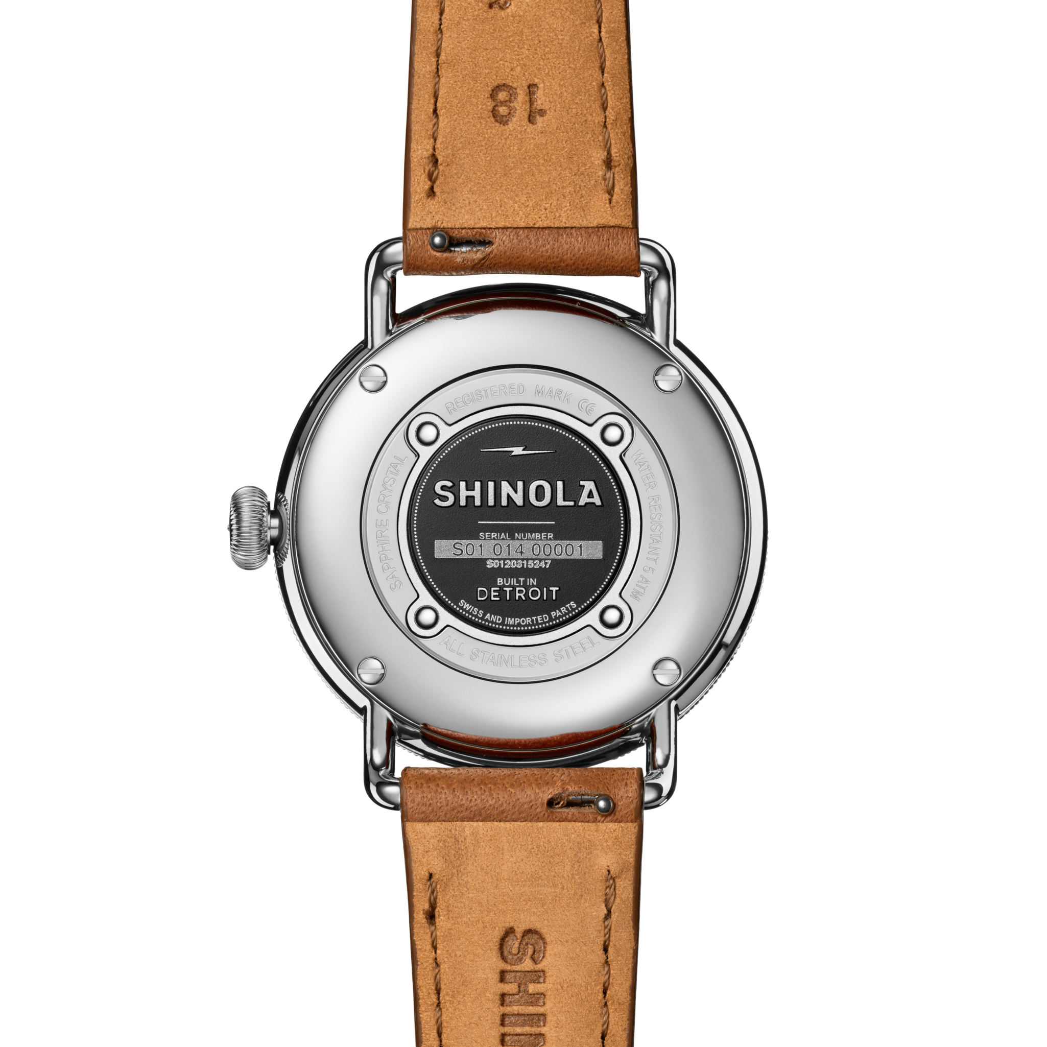 Canfield 3HD 38mm Watch, Astro Blue Dial - angle