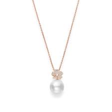 Akoya Cultured Pearl Cherry Blossom Necklace