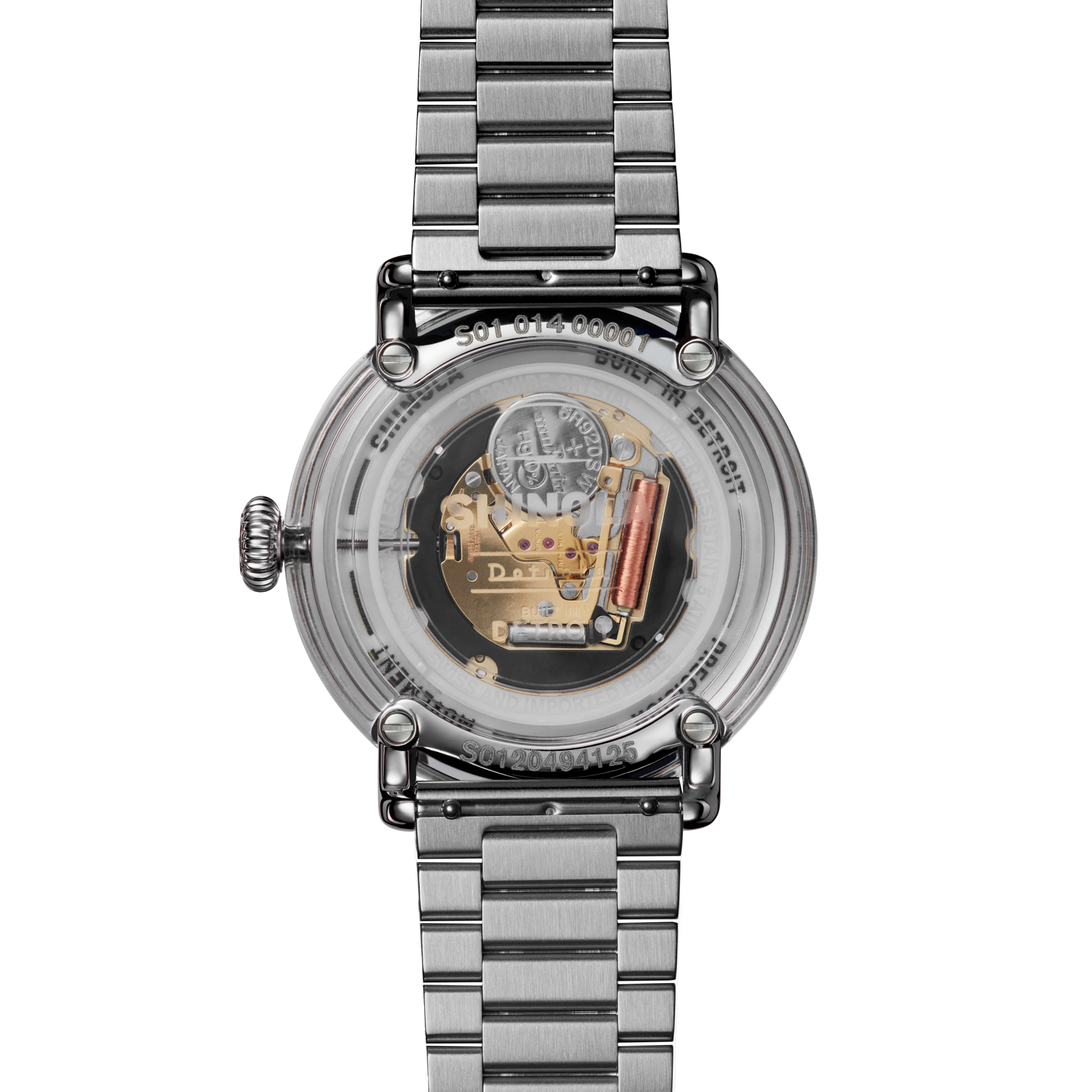 Detrola 3HD 41mm Watch, Cypress Green Dial - side