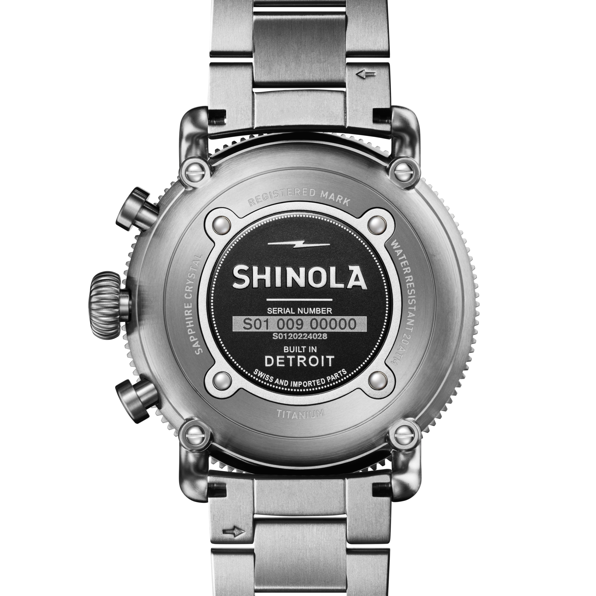 The White Hurricane 48mm Watch - side