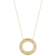 Morgan Filigree Diamond Circle Pendant Necklace