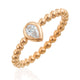 Pear Shape Diamond Nutmeg Ring