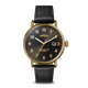 Shinola Canfield 3HD 38mm Watch, Espresso Black Dial - front view, gold-tone case