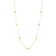 Love In Verona Diamond Seven Flower Station Necklace