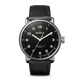The Canfield Model C56 43mm Watch, Black Leather Strap - main