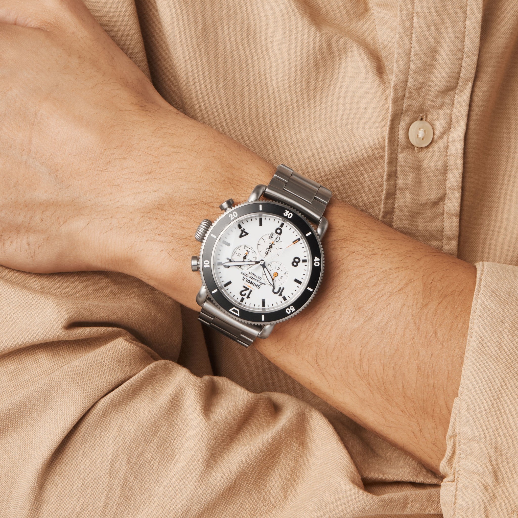 The White Hurricane 48mm Watch - lifestyle