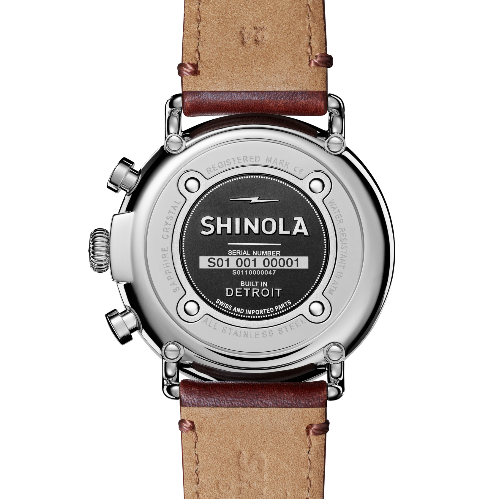 Runwell 47mm Chronograph Watch