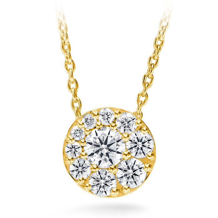 Tessa Diamond Circle Necklace