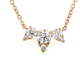 Aerial Triple Diamond Necklace
