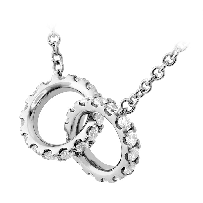 Interlocking Diamond Necklace