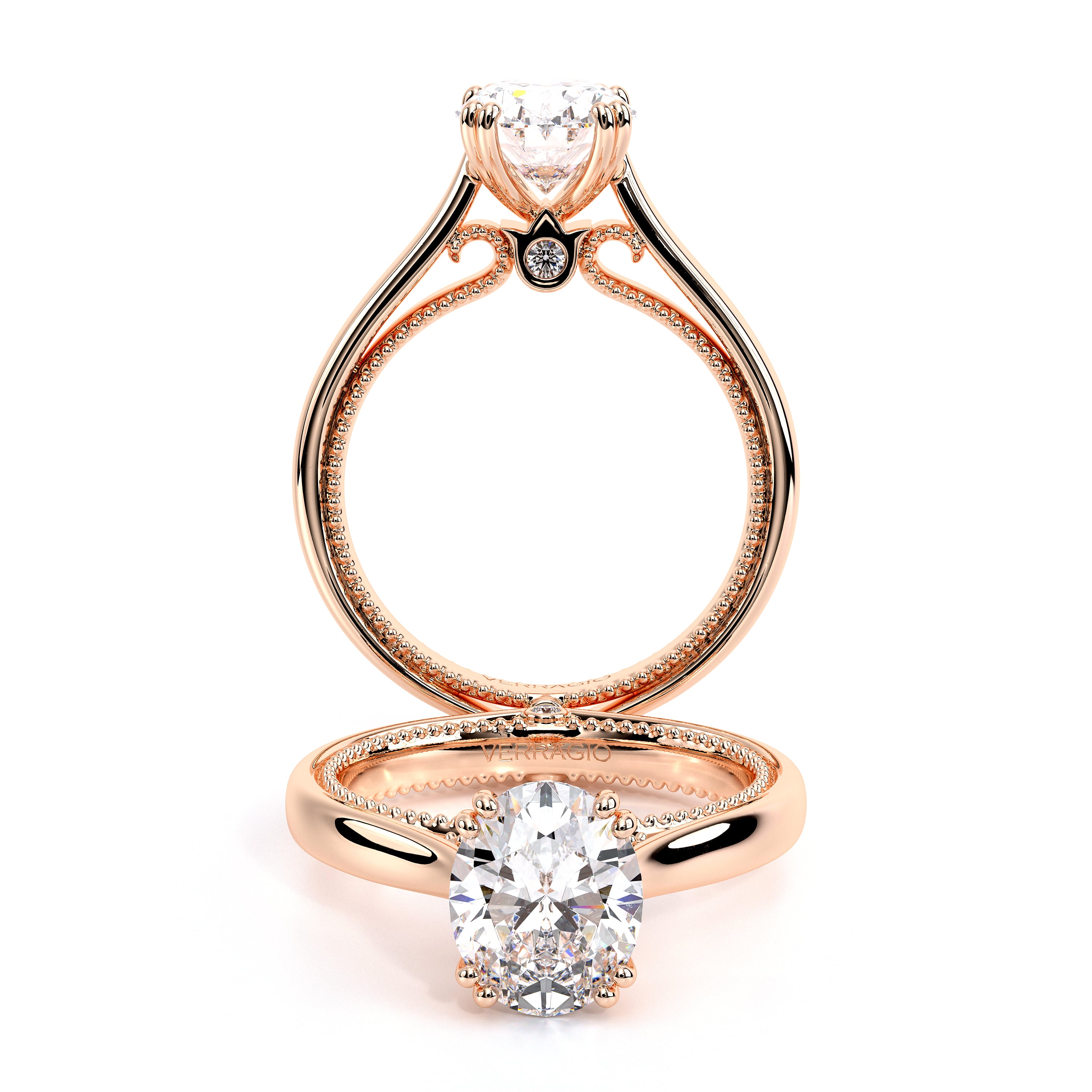 Couture Oval Engagement Ring Setting