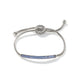 Pull Through Blue Sapphire Station Bracelet