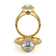 Couture Split Shank Round Engagement Ring Setting