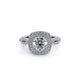 Venetian Double Cushion Halo Engagement Ring Setting