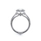 Couture Split Shank Oval Engagement Ring Setting