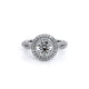 Venetian Double Round Halo Engagement Ring Setting