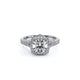 Couture Split Shank Cushion Shaped Engagement Ring Setting