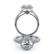 Couture Split Shank Round Engagement Ring Setting