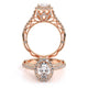 Venetian Oval Engagement Ring Setting