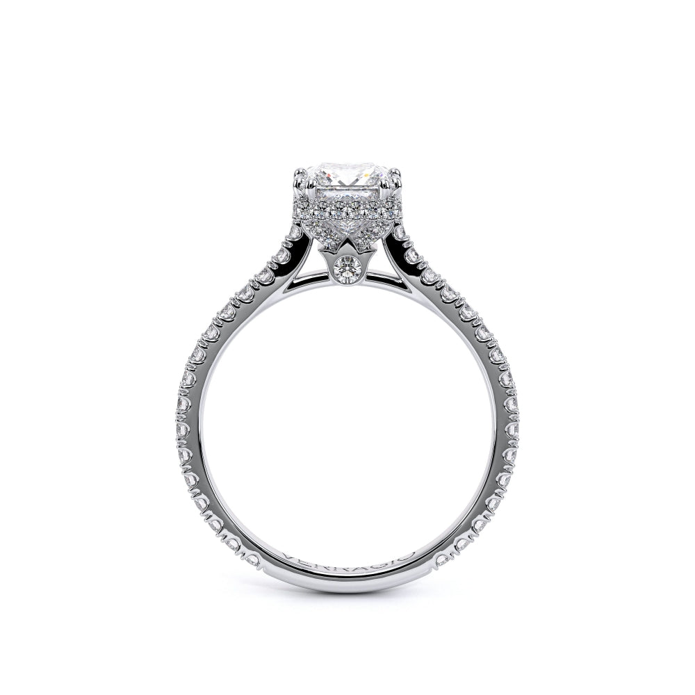 Renaissance Princess Cut Engagement Ring Setting