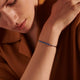 Pull Through Blue Sapphire Station Bracelet